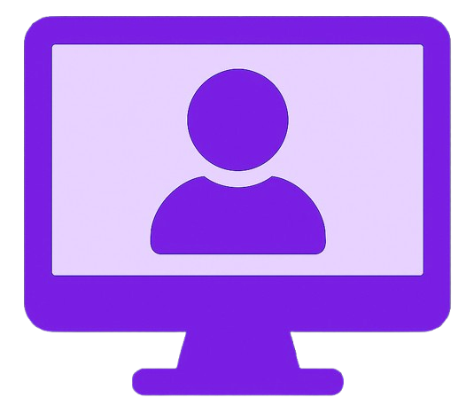 Computer and Person Icon